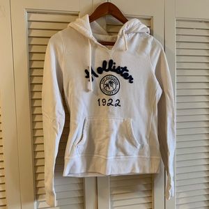 Hollister white sweater